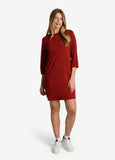 Performance Wool 3/4 Sleeve Dress