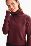 CRESCENT SNOOD LONG SLEEVE TOP