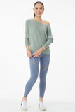Downtown Casual Long Sleeve Top