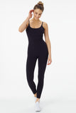 Step Up Sport Jumpsuit With Inner Bra