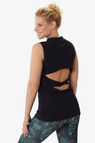 Moorea Long Tank Top With Twisted Details In The Back