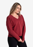 Ottoman V-Neck Pullover